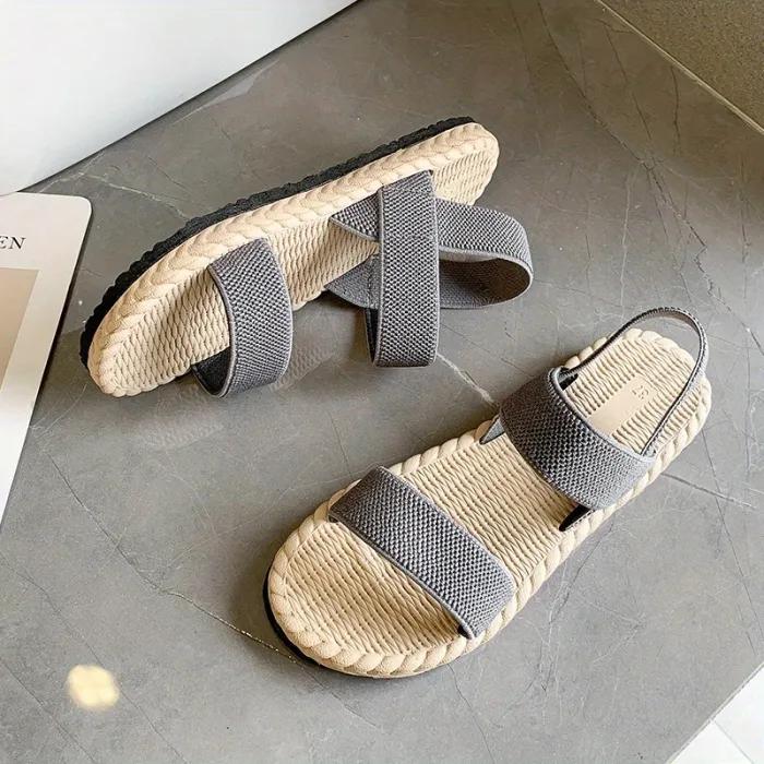 Julia – Orthopedische Zwarte Comfort-Sandalen-Zwart-35-State of Style