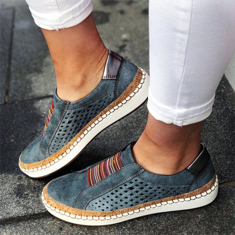JusticeSneaks | Orthopaedic Shoe for Women | Supportive & Comfortable-Blue-4.5-State of Style