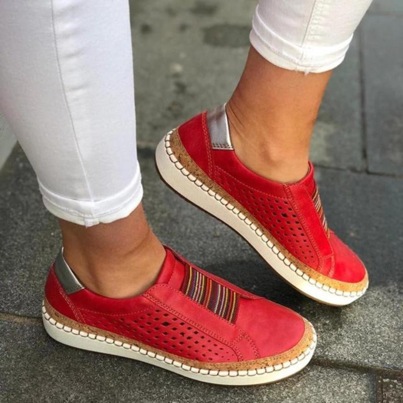 JusticeSneaks | Orthopaedic Shoe for Women | Supportive & Comfortable-Red-4.5-State of Style