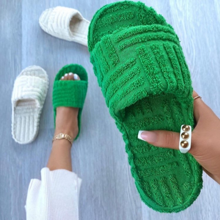 KarliensSlippers | Slippers for Women | Cosy & Stylish Indoor Footwear-Green-4.5-State of Style