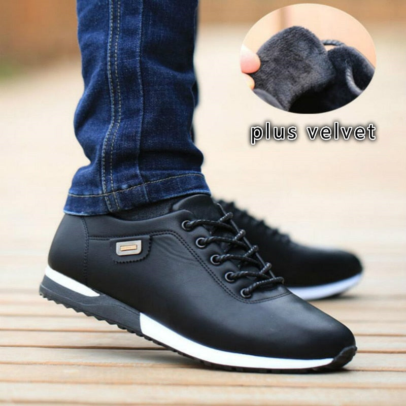 KatesSneakers | Men's Lined Sneakers | Warm & Comfortable Footwear-Blue Velvet-8.0-State of Style