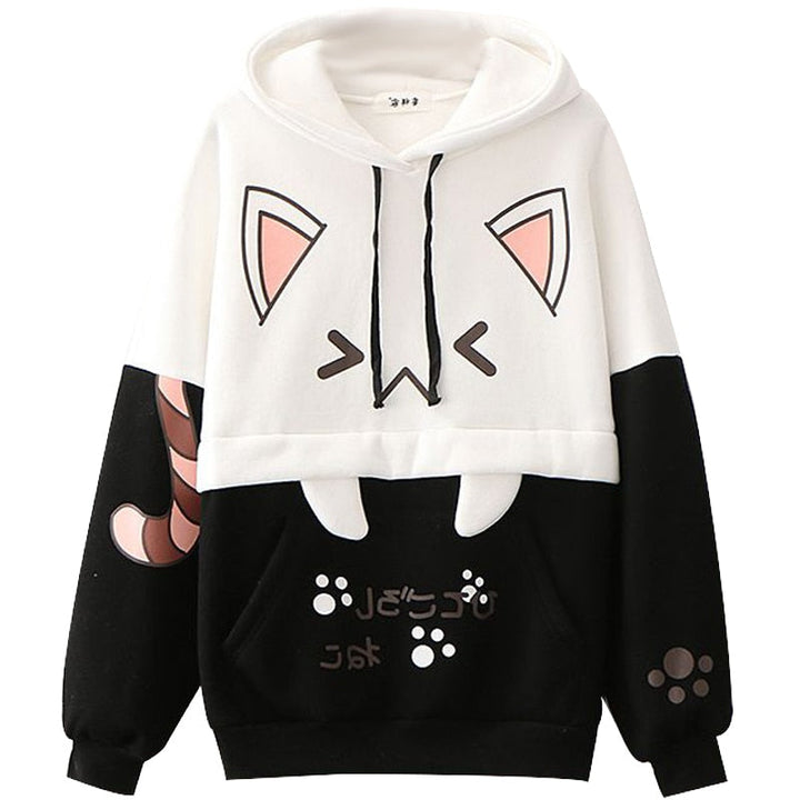 KawaiiHoodie | Hoodie for Women | Cosy & Stylish Casual Wear-Black-One size fits all-State of Style