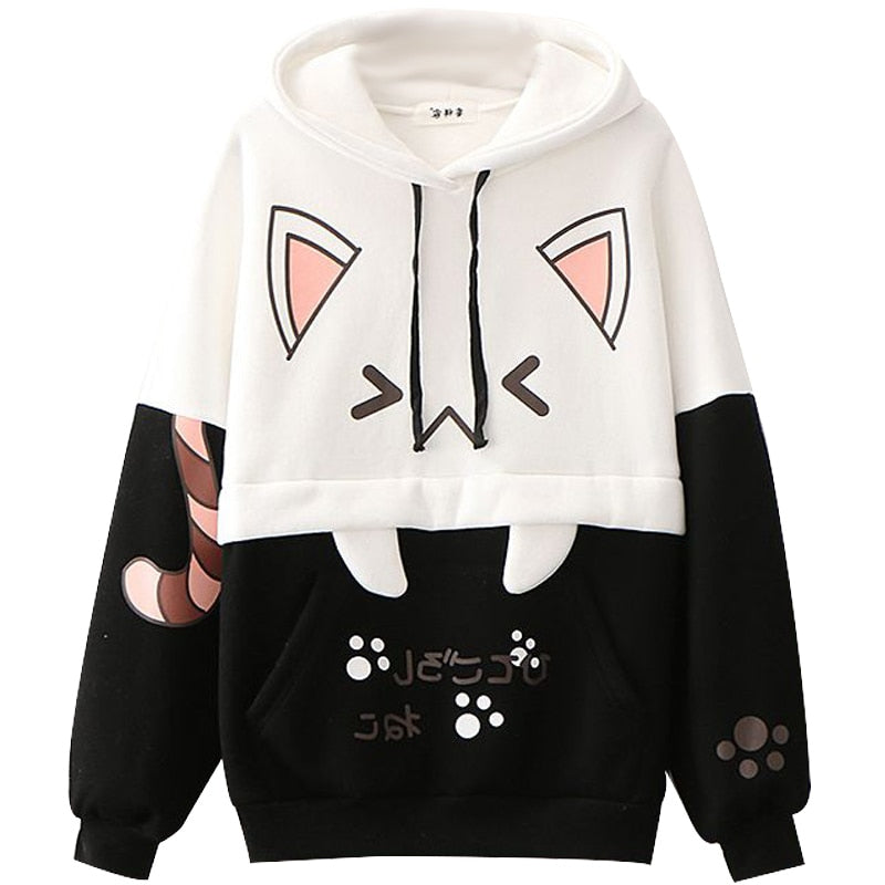 KawaiiHoodie | Hoodie for Women | Cosy & Stylish Casual Wear-Black-One size fits all-State of Style