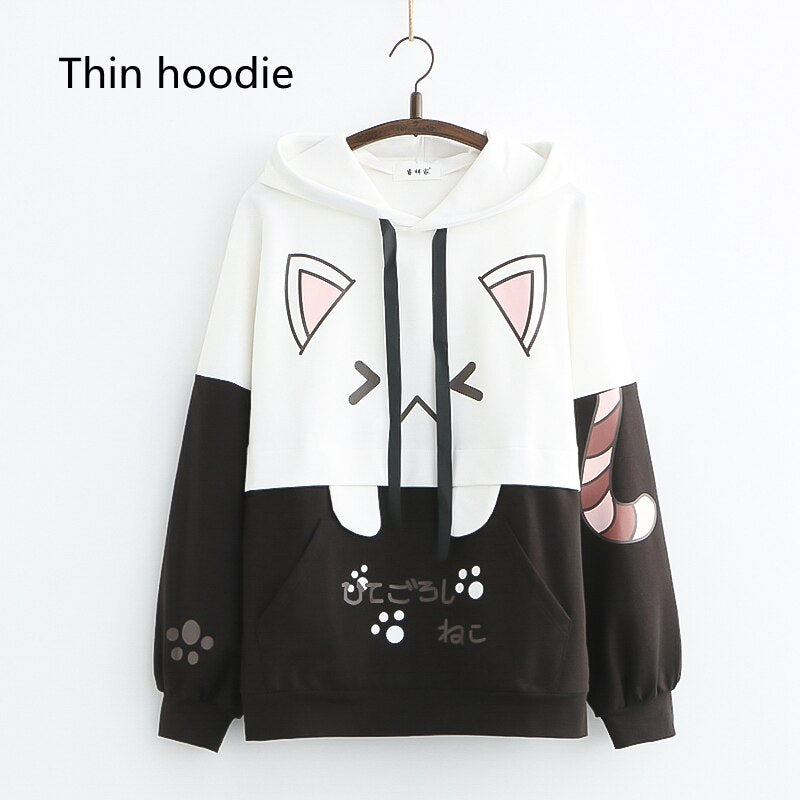 KawaiiHoodie | Hoodie for Women | Cosy & Stylish Casual Wear-Black-One size fits all-State of Style