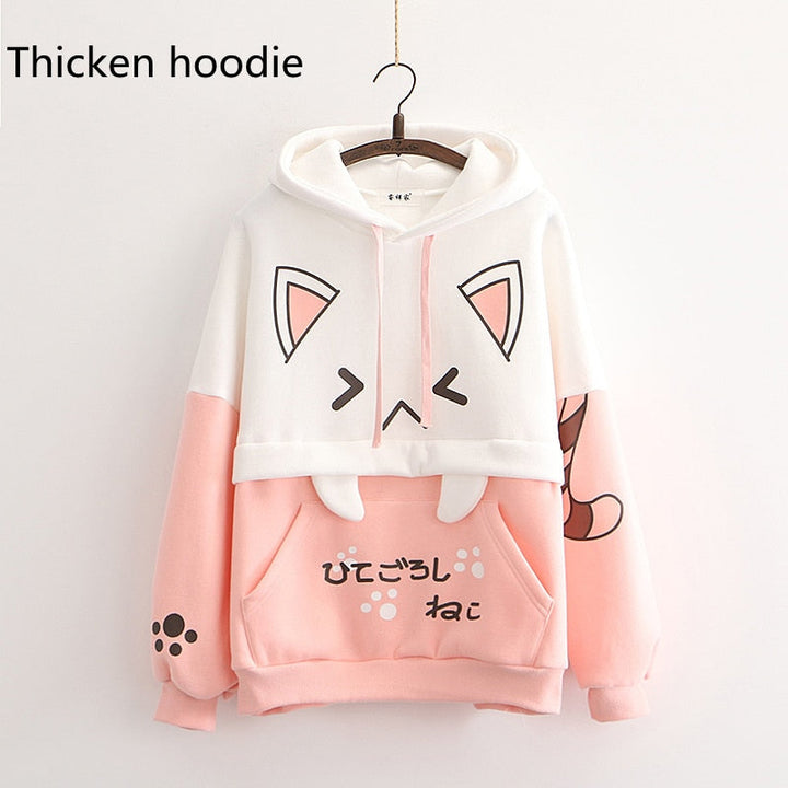 KawaiiHoodie | Hoodie for Women | Cosy & Stylish Casual Wear-Black-One size fits all-State of Style