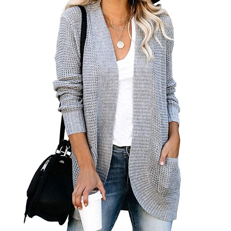 KaylasVest | Vest for Women | Elegant & Versatile Outerwear-Light Grey-S-State of Style
