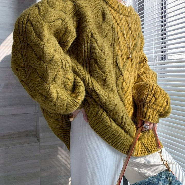 KaylensShirt | Winter Sweater for Women | Warm & Stylish Knitwear-Beige-One size fits all-State of Style