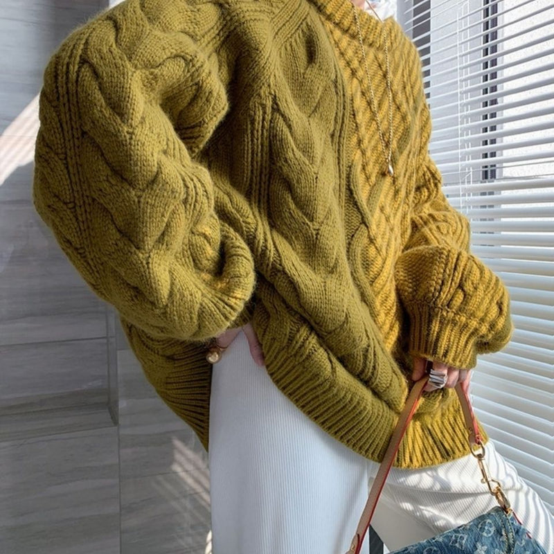 KaylensShirt | Winter Sweater for Women | Warm & Stylish Knitwear-Beige-One size fits all-State of Style