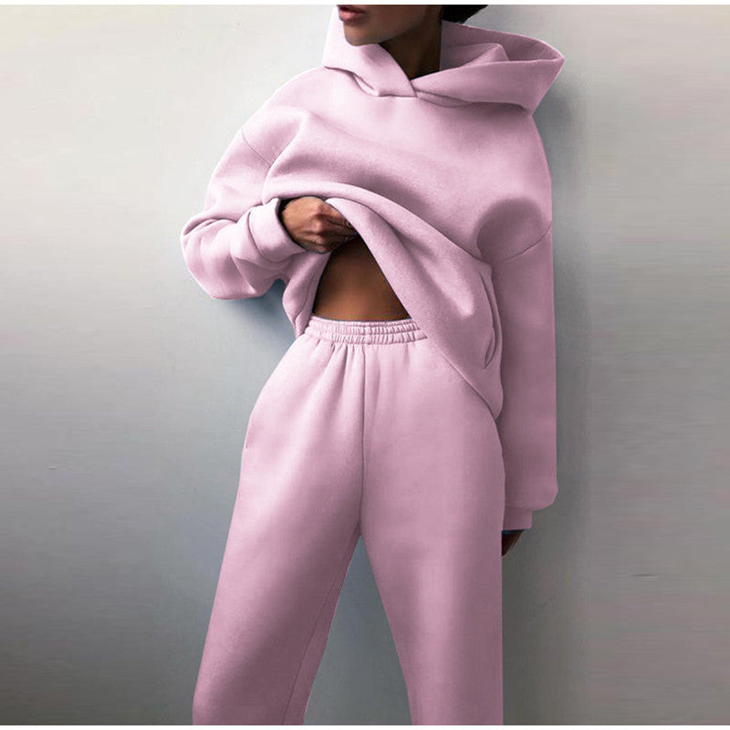 Kays Suit | Plus Size Jogging Suit for Women | Comfortable Activewear-Pink-S-State of Style