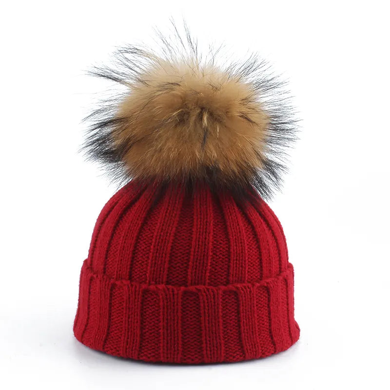 Kellie Knitted Beanie | Stylish, Warm & Trendy-Red-State of Style