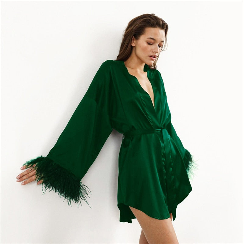 KellysJas | Bathrobe for Women | Soft & Luxurious Loungewear-Black-S-State of Style