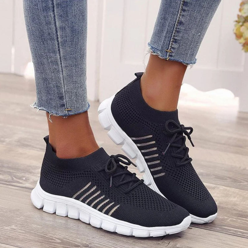 KellysSneaks | Shoes for Women | Stylish & Comfortable Footwear-Black-4.5-State of Style