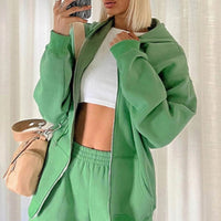 KellysSuit | Tracksuit for Women | Comfortable & Stylish Activewear-Green-S-State of Style