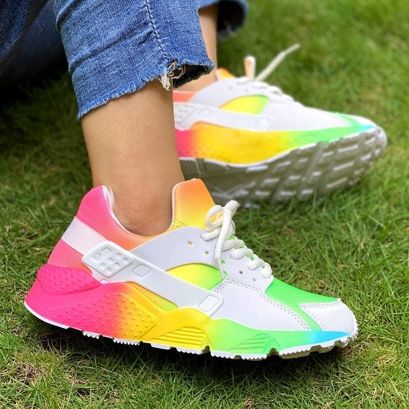 KennaSneaks | Comfortable Footbed Shoe for Women | Supportive & Stylish-Colourful-4.5-State of Style