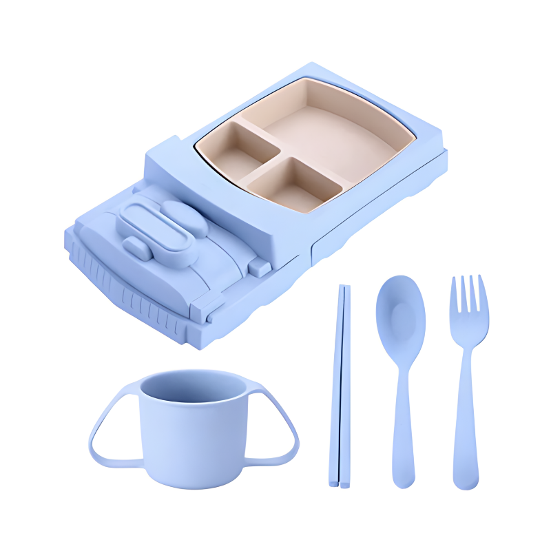 Kids' Dining Set - TurboTable-Blue-Truck-State of Style