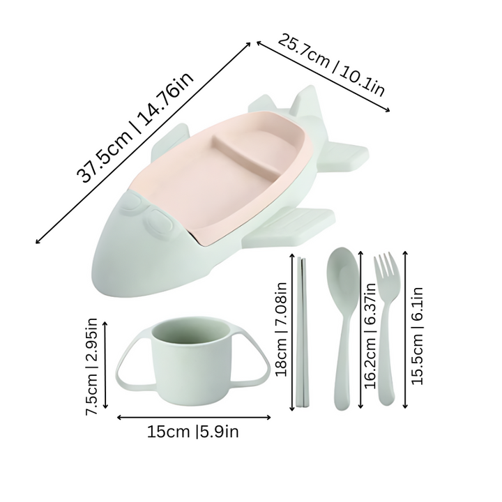 Kids' Dining Set - TurboTable-Pink-Car 1-State of Style
