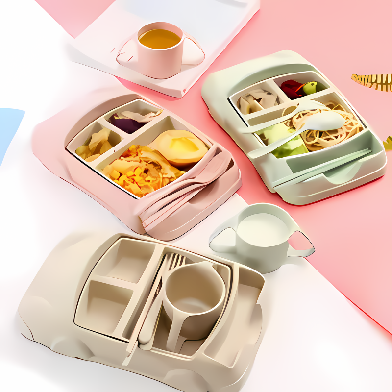Kids' Dining Set - TurboTable-Pink-Car 1-State of Style
