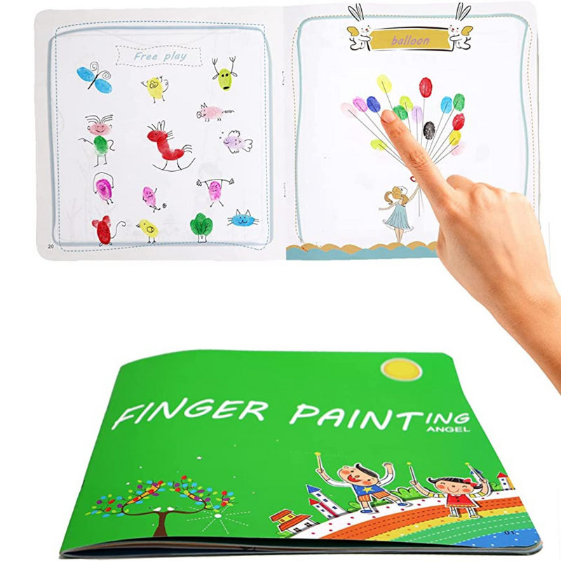 Kids Finger Paint Set - ColourPower-Book-State of Style