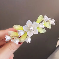 Klarissa Traditional Hair Accessory – Vintage Lily & Pearl Hairpin-Blue-State of Style