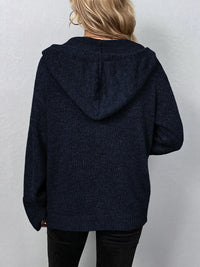 Knitted Cardigan with Hood - Mila-Grey-S-State of Style