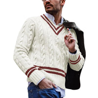 Knitted Men's Jumper - Noah-Beige-S-State of Style