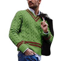 Knitted Men's Jumper - Noah-Green-S-State of Style