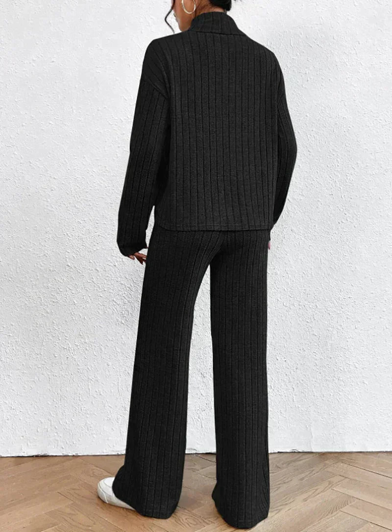 Knitted Outfit for Women - Emma-Pink-S-State of Style