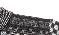 Men's sweater with check knit pattern – Fabian