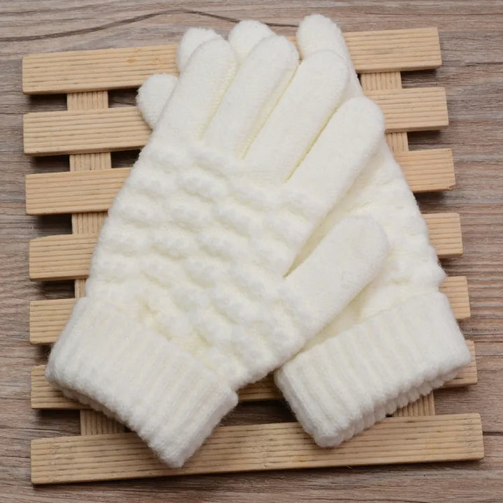 Knitted Touchscreen Gloves for Women - Amara-Black-State of Style