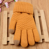 Knitted Touchscreen Gloves for Women - Amara-Black-State of Style