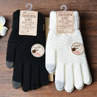 Knitted Touchscreen Gloves for Women - Amara-Black-State of Style