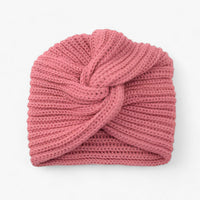 Knitted Turban for Women - Luxe Comfort in Cashmere - Luna-Pink-State of Style