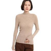 Knitted Women's Sweater with Half Polo - Sophie-Black-S-State of Style