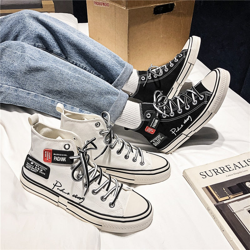 KoSneaks | Modern High-Top Shoe | Trendy & Comfortable Footwear-White-4.5-State of Style