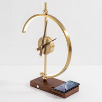 KyotoGlow Rechargeable Lamp Clock – Luxe Lighting with Wireless Charging-State of Style