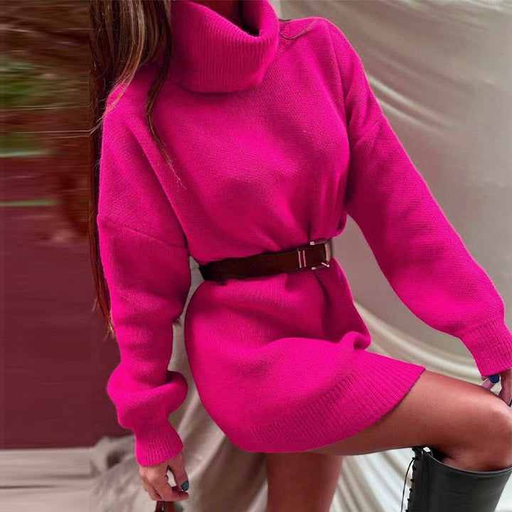 KyrasShirt | Sweater with Collar for Women | Elegant & Cosy Knitwear-Blue-S-State of Style
