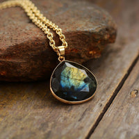 Labradorite Aura Necklace - Selene-State of Style