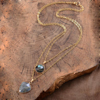 Labradorite Protection Necklace - Valoria-State of Style