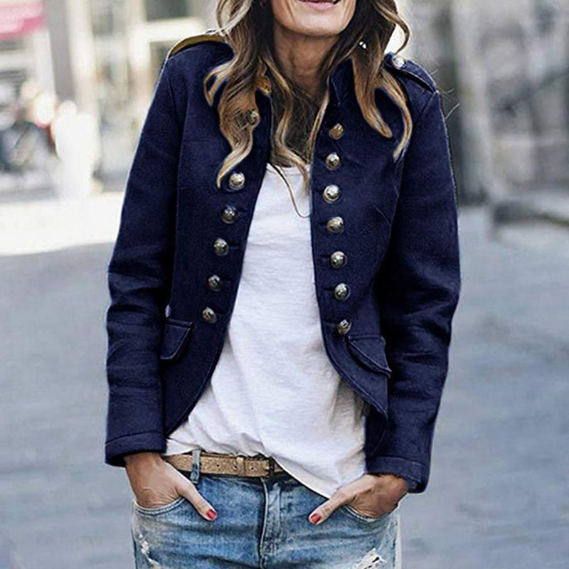 Ladies Blazer in Luxury Style - Elise-Blue-S-State of Style
