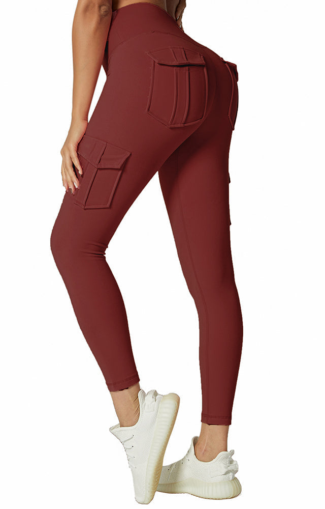 Ladies Cargo Leggings - Nova-Black-S-State of Style
