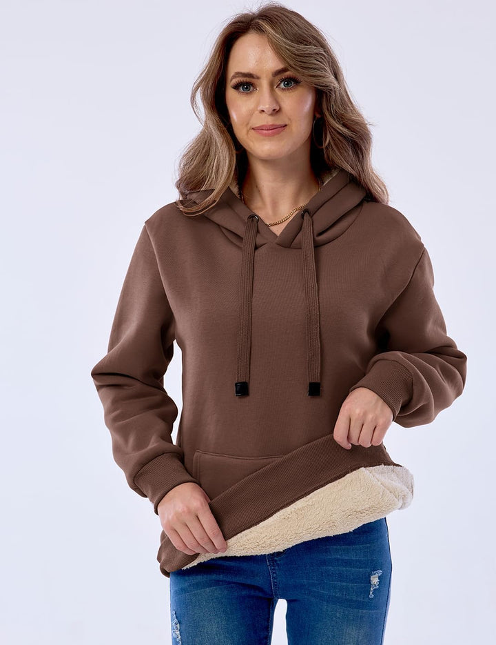 Ladies Casual Lined Hoodie - Lilly-Black-S-State of Style