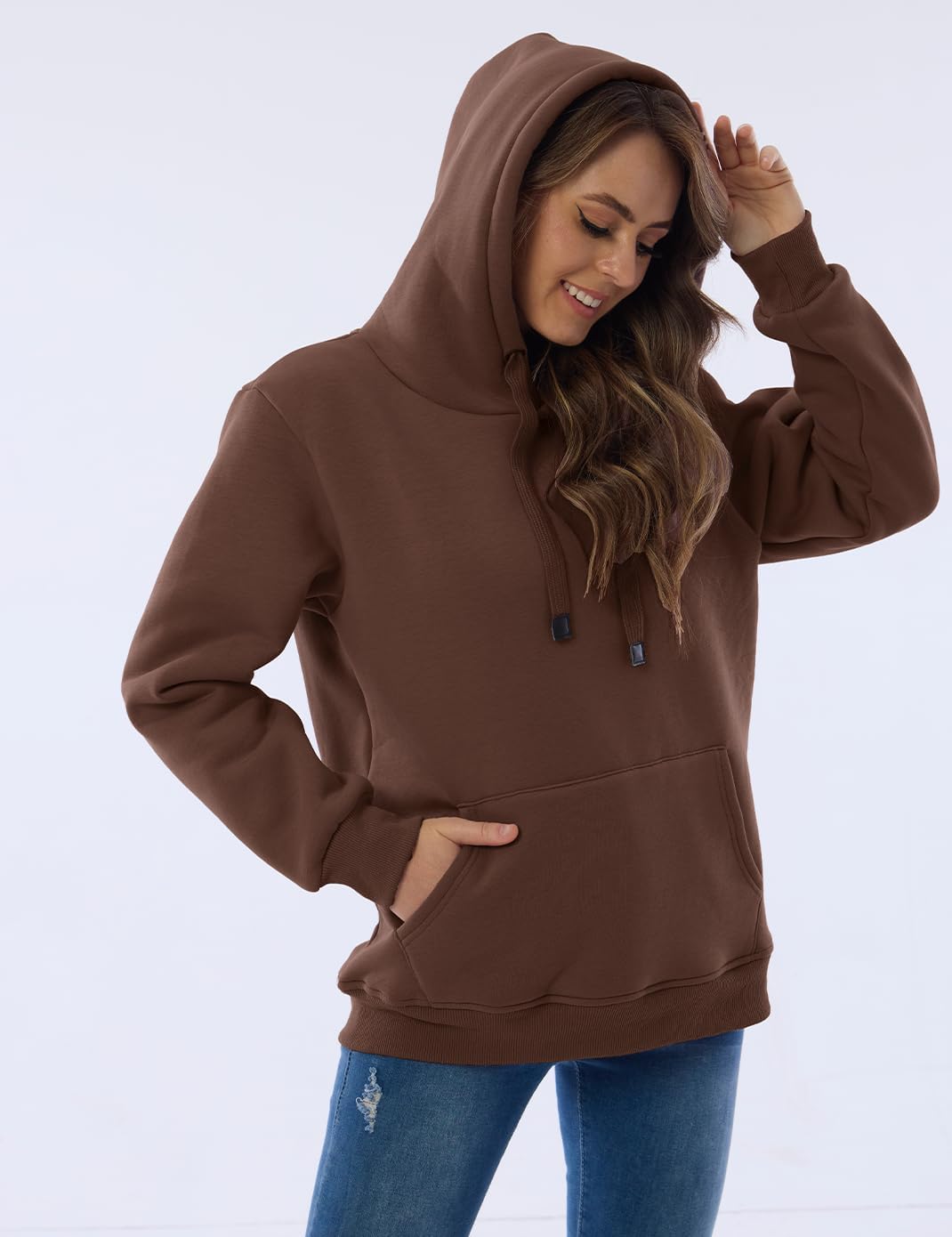 Ladies Casual Lined Hoodie - Lilly-Black-S-State of Style