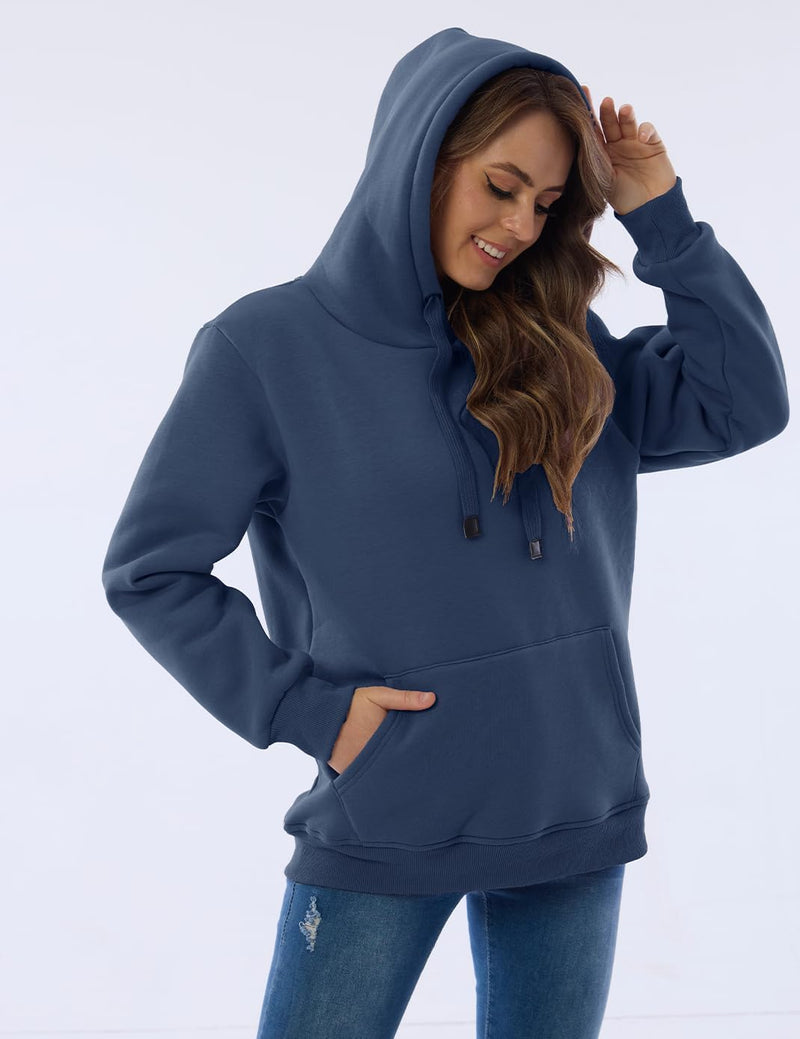 Ladies Casual Lined Hoodie - Lilly-Black-S-State of Style