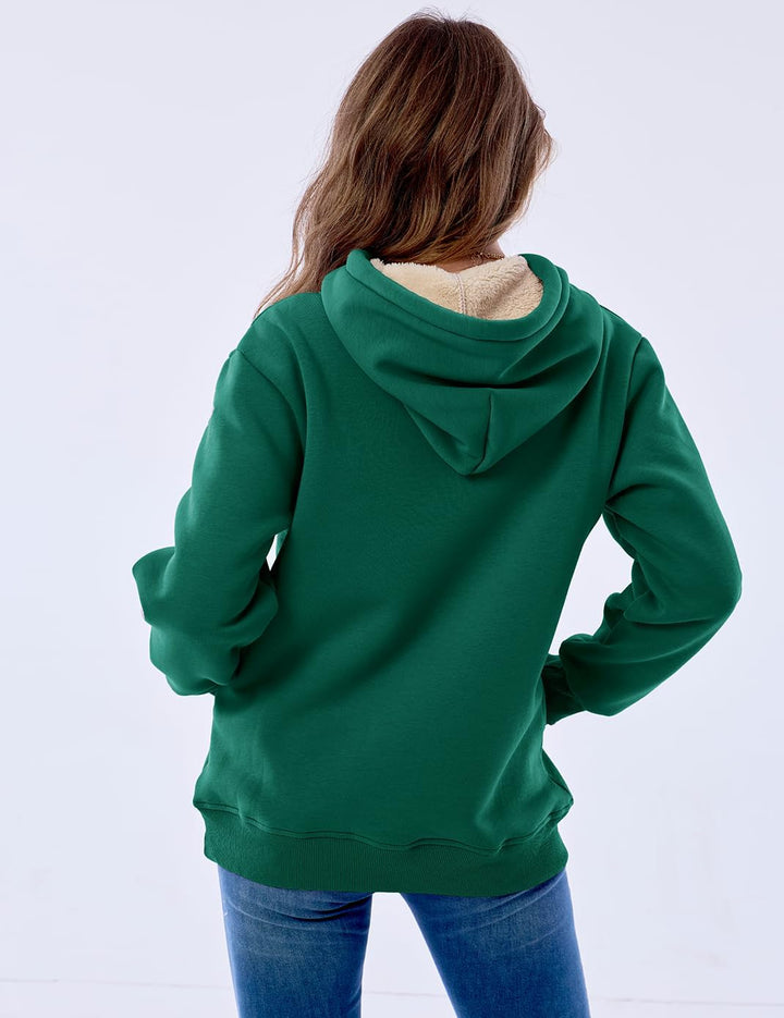 Ladies Casual Lined Hoodie - Lilly-Black-S-State of Style