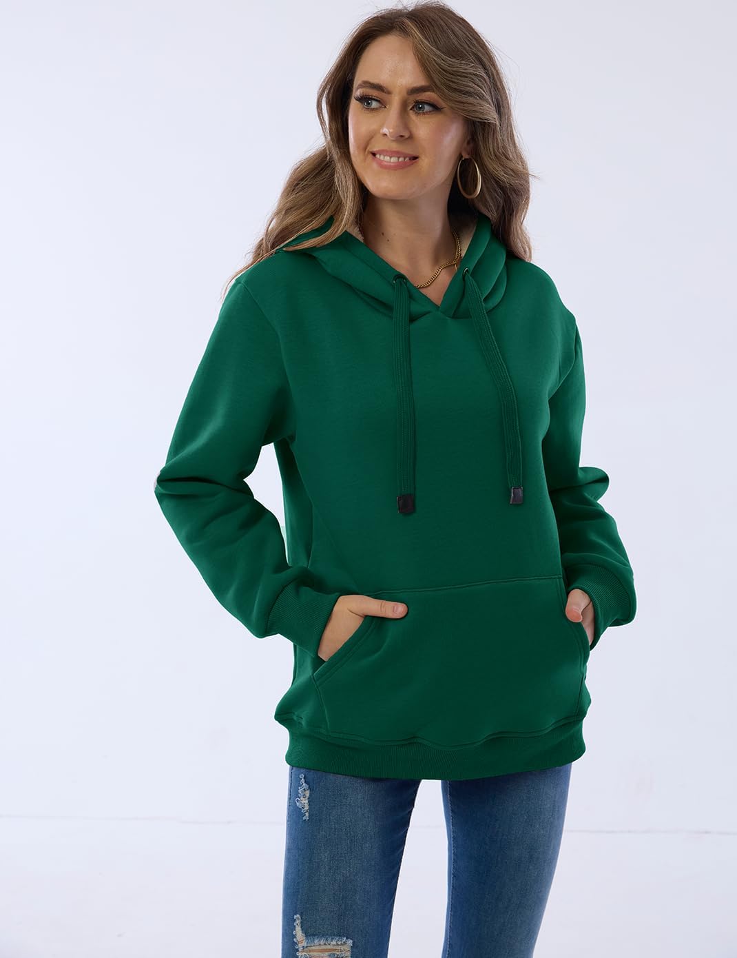 Ladies Casual Lined Hoodie - Lilly-Black-S-State of Style