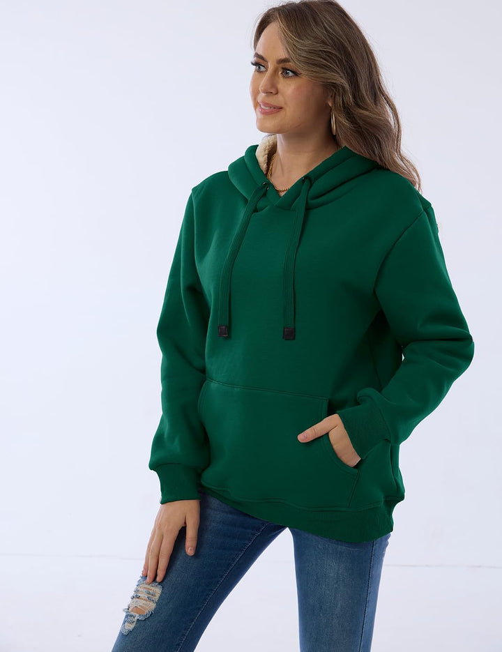 Ladies Casual Lined Hoodie - Lilly-Black-S-State of Style