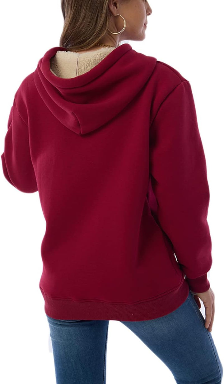 Ladies Casual Lined Hoodie - Lilly-Black-S-State of Style