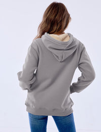 Ladies Casual Lined Hoodie - Lilly-Black-S-State of Style