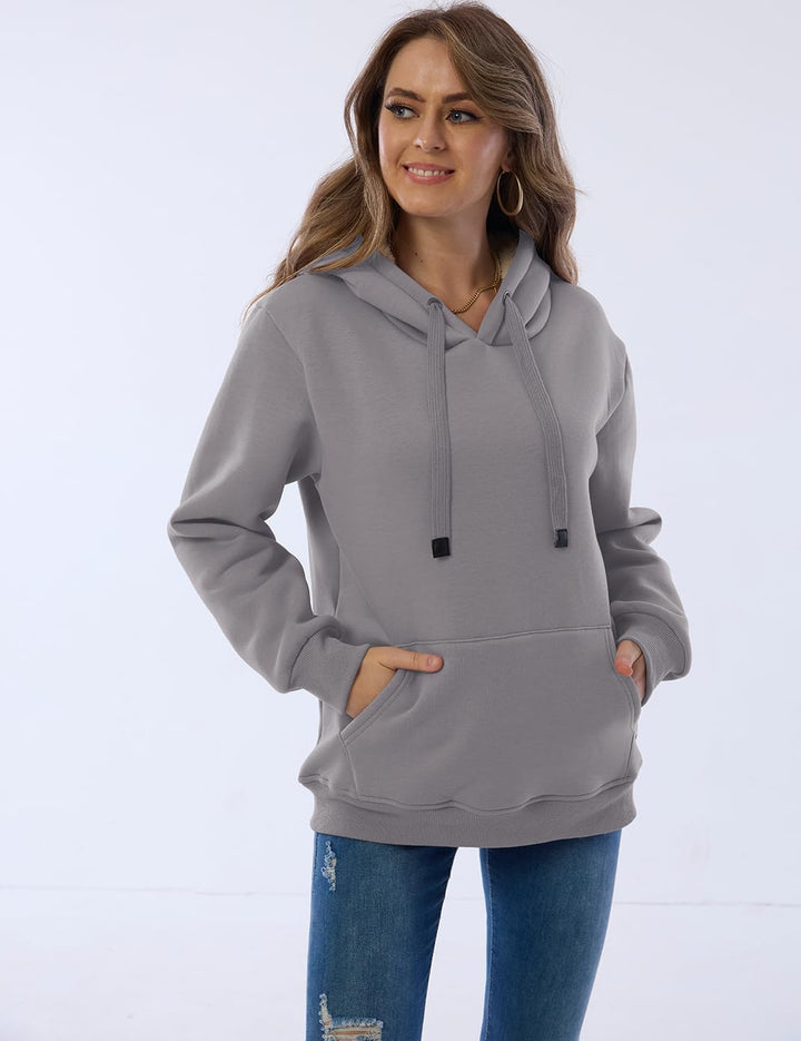 Ladies Casual Lined Hoodie - Lilly-Black-S-State of Style