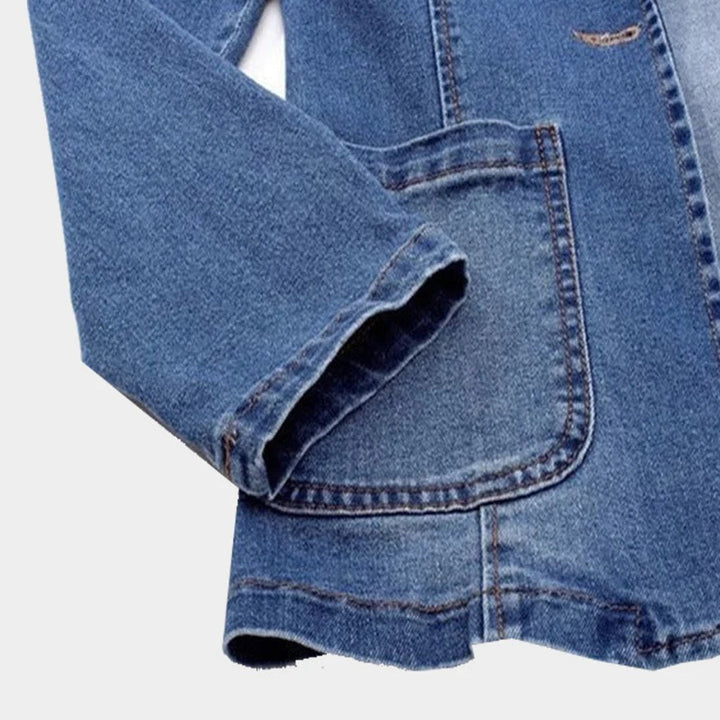 Ladies' denim blazer with an elegant cut – Nora-S-State of Style